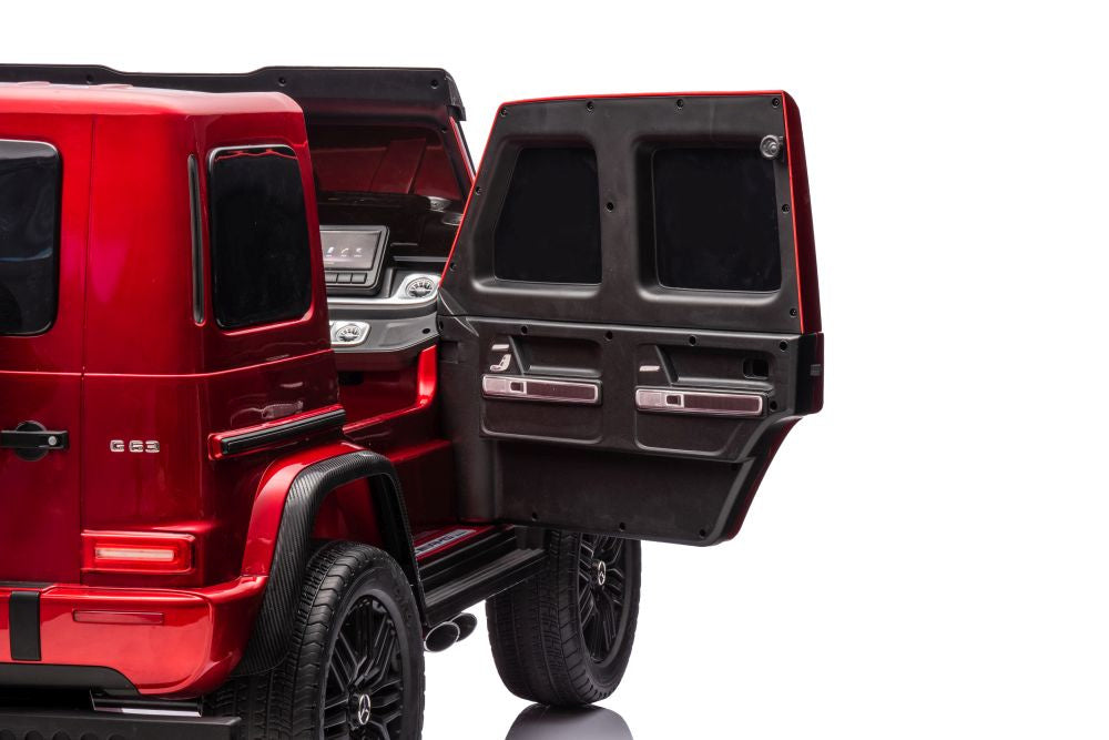 Auto na akumulator Mercedes AMG G63 XXL 24V - czerwony lakierowany