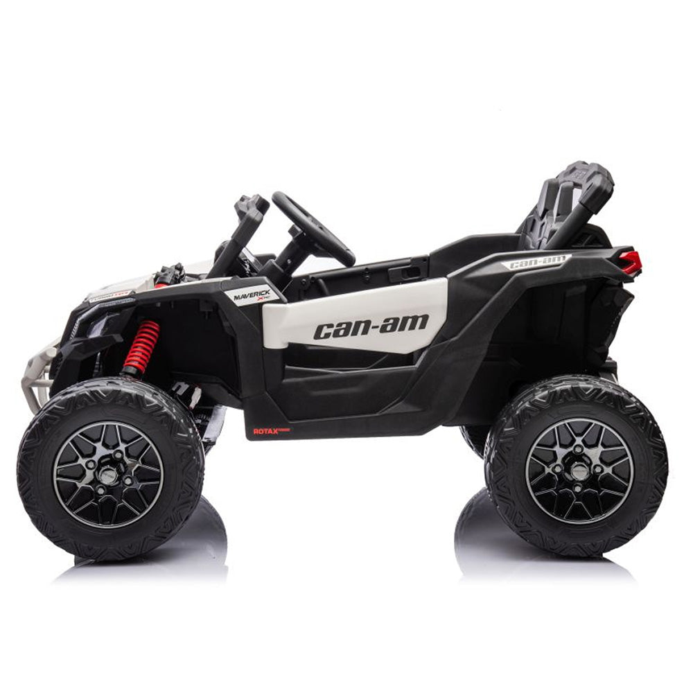 Auto na akumulator Buggy CAN-AM 4x4 z ekranem LCD - biały