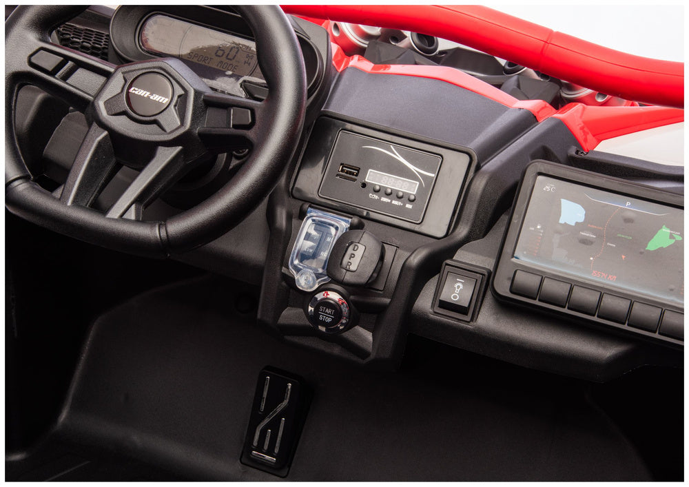 Auto na akumulator Maverick CAN-AM Turbo RS STRONG AIR - czerwony