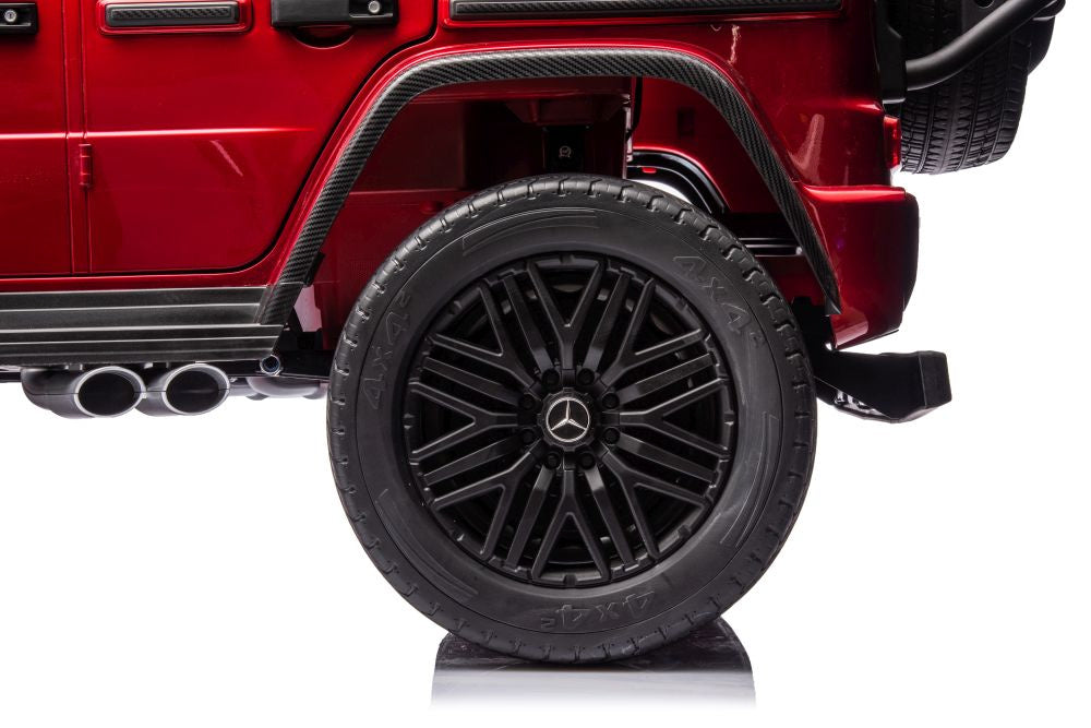 Auto na akumulator Mercedes AMG G63 XXL 24V - czerwony lakierowany