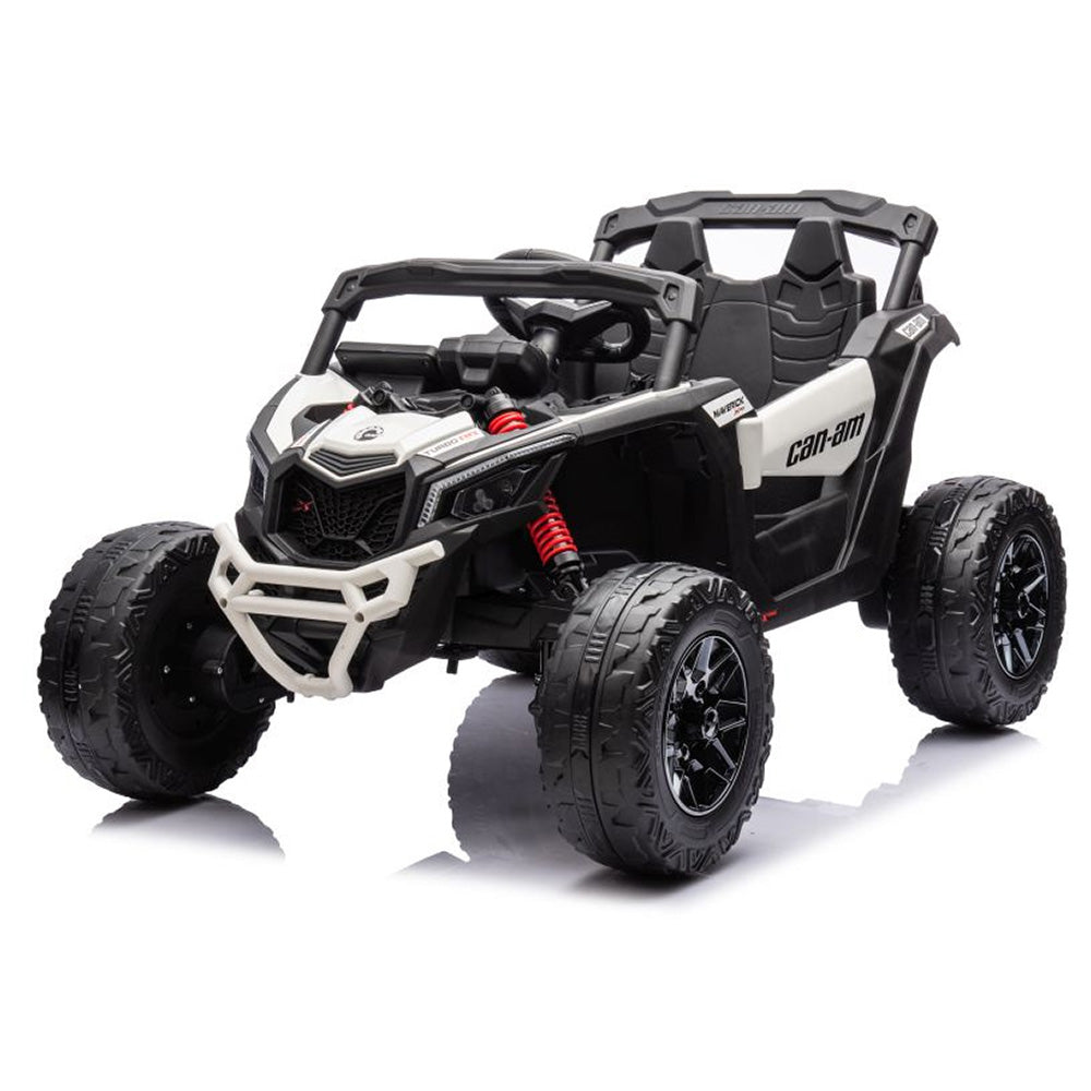 Auto na akumulator Buggy CAN-AM 4x4 z ekranem LCD - biały