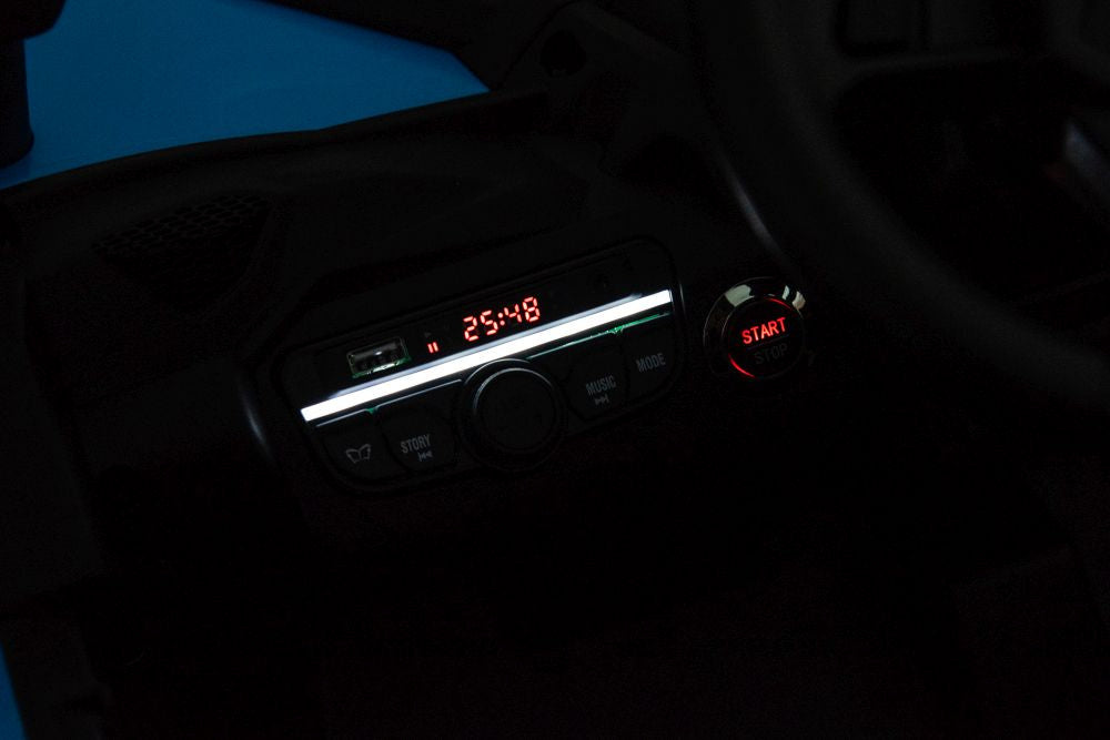 Auto na akumulator Buggy CAN-AM 4x4 z ekranem LCD - niebieski