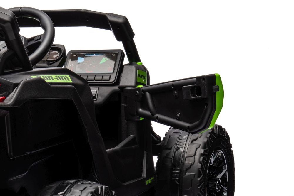 Auto na akumulator Buggy CAN-AM 4x4 z ekranem LCD - zielony
