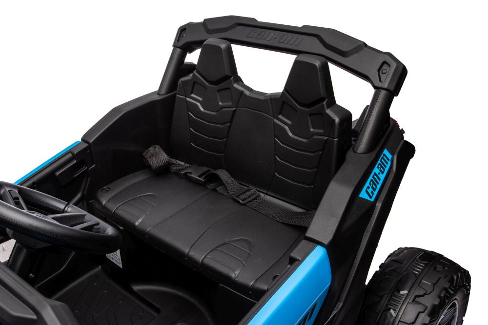 Auto na akumulator Buggy CAN-AM 4x4 z ekranem LCD - niebieski