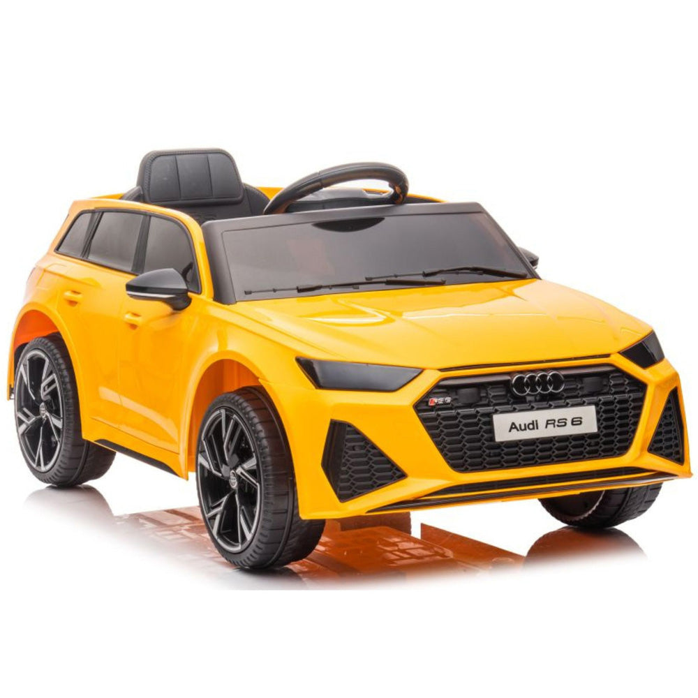 Auto na akumulator Audi RS6 - żółty