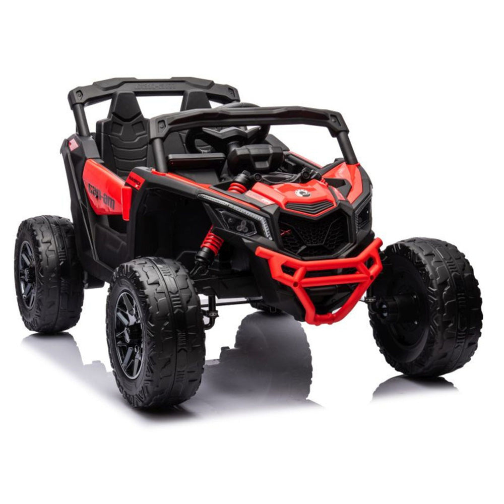 Auto na akumulator Buggy CAN-AM 4x4 z ekranem LCD - czerwony