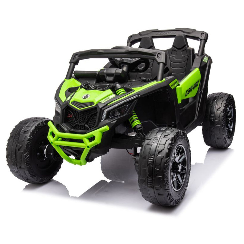 Auto na akumulator Buggy CAN-AM 4x4 z ekranem LCD - zielony