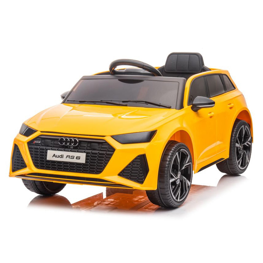 Auto na akumulator Audi RS6 - żółty