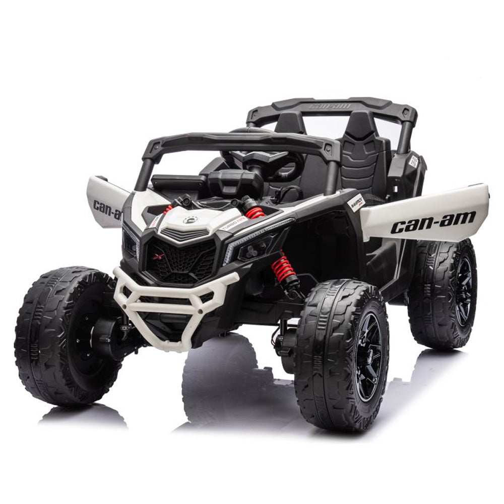 Auto na akumulator Buggy CAN-AM 4x4 z ekranem LCD - biały