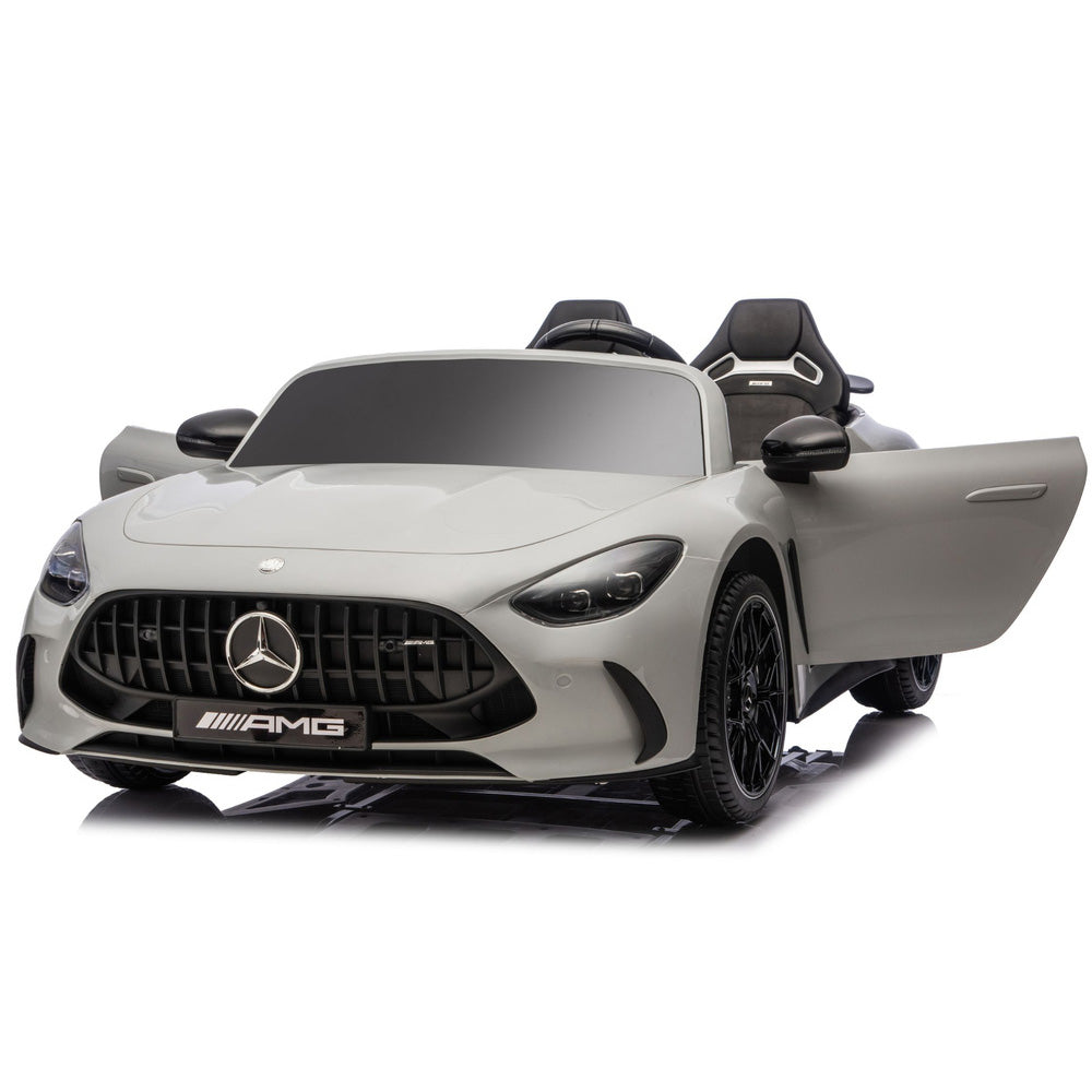 Auto na akumulator Mercedes GT63 AMG - jasnoszary lakierowany