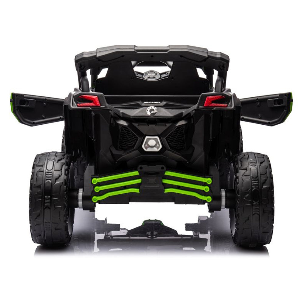 Auto na akumulator Buggy CAN-AM 4x4 z ekranem LCD - zielony