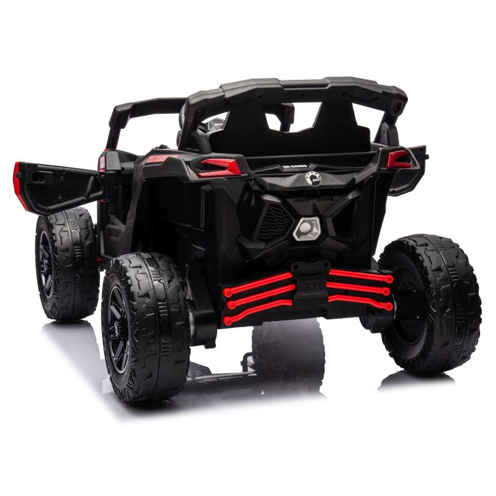 Auto na akumulator Buggy CAN-AM 4x4 z ekranem LCD - czerwony