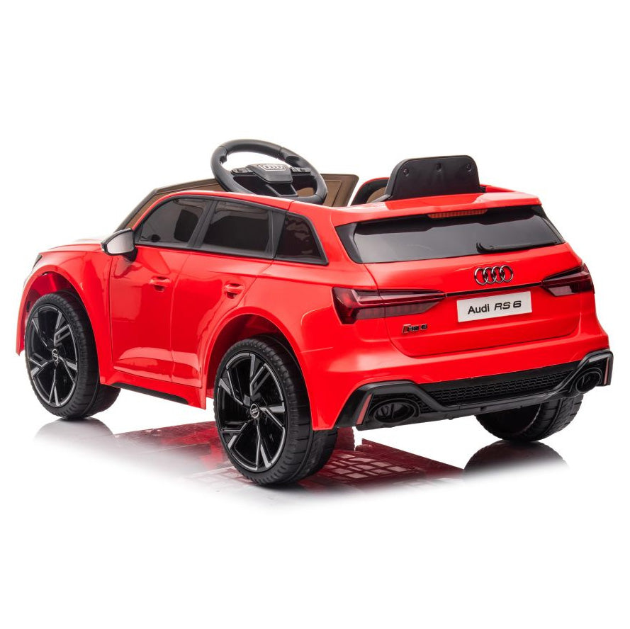 Auto na akumulator Audi RS6 - czerwony