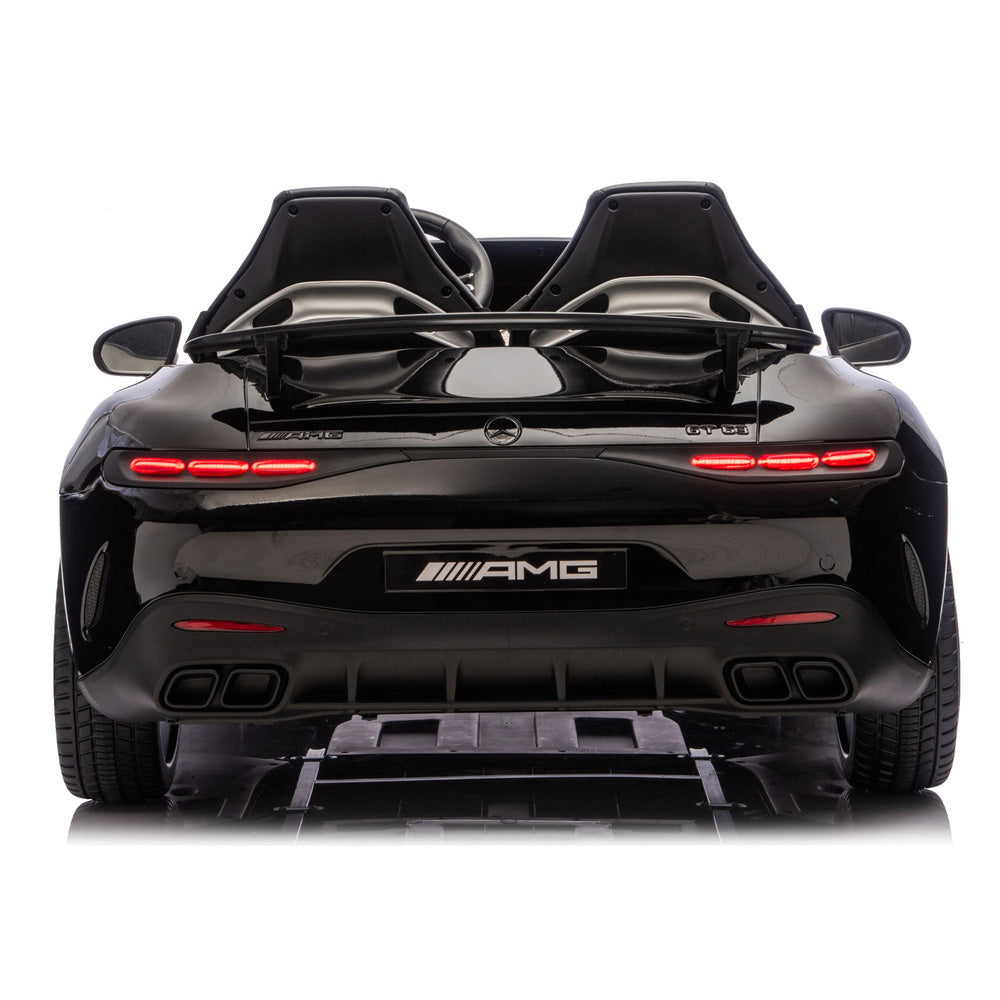 Auto na akumulator Mercedes GT63 AMG Cichy Silnik - czarny lakierowany