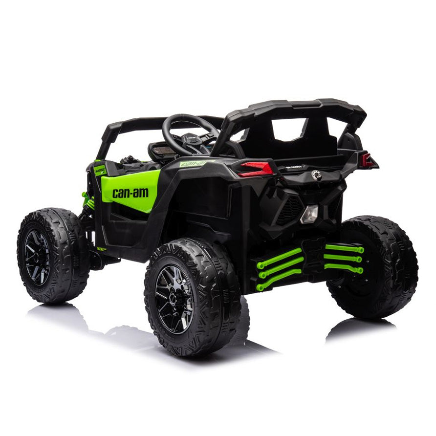 Auto na akumulator Buggy CAN-AM 4x4 z ekranem LCD - zielony