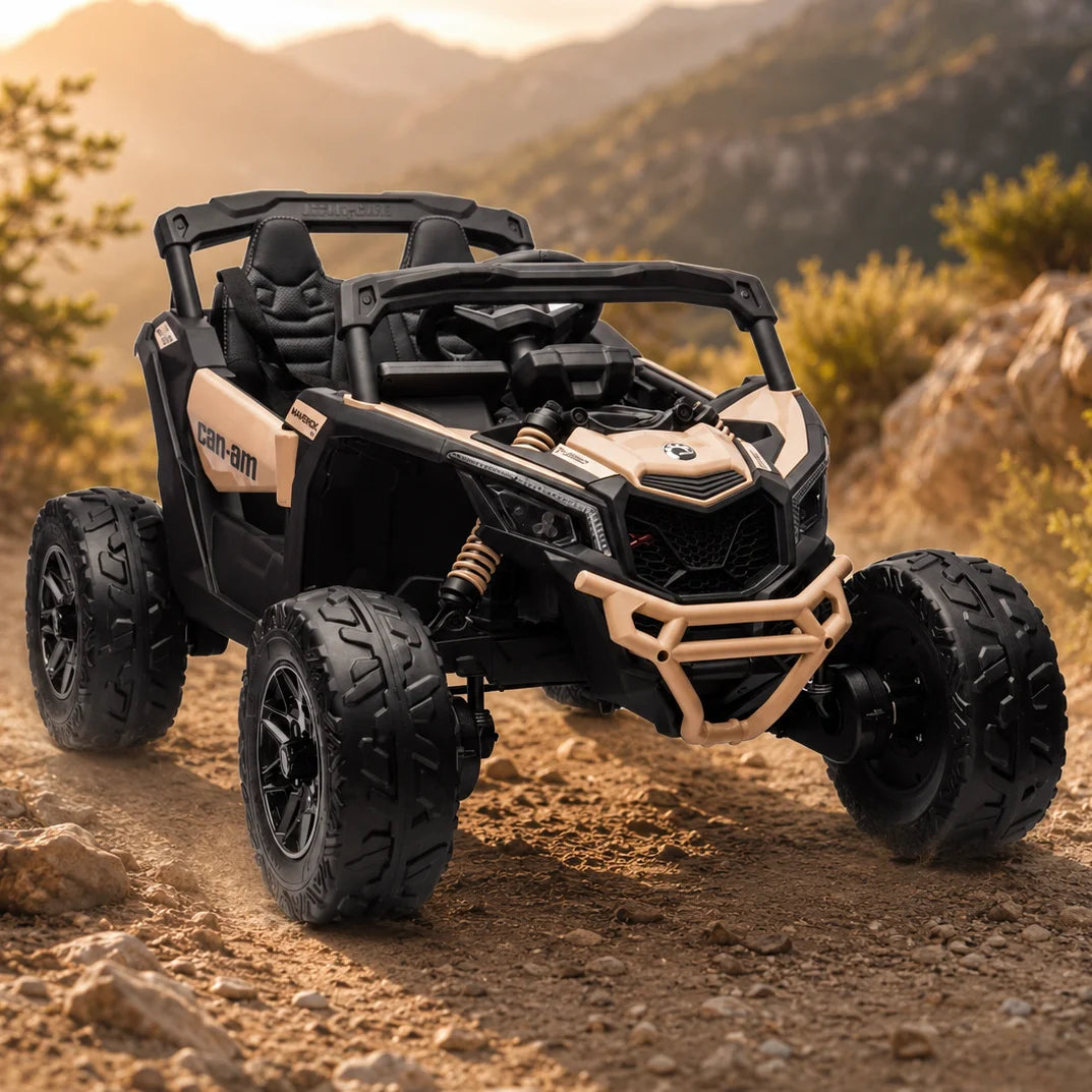 Auto na akumulator Buggy CAN-AM 4x4 z ekranem LCD - khaki