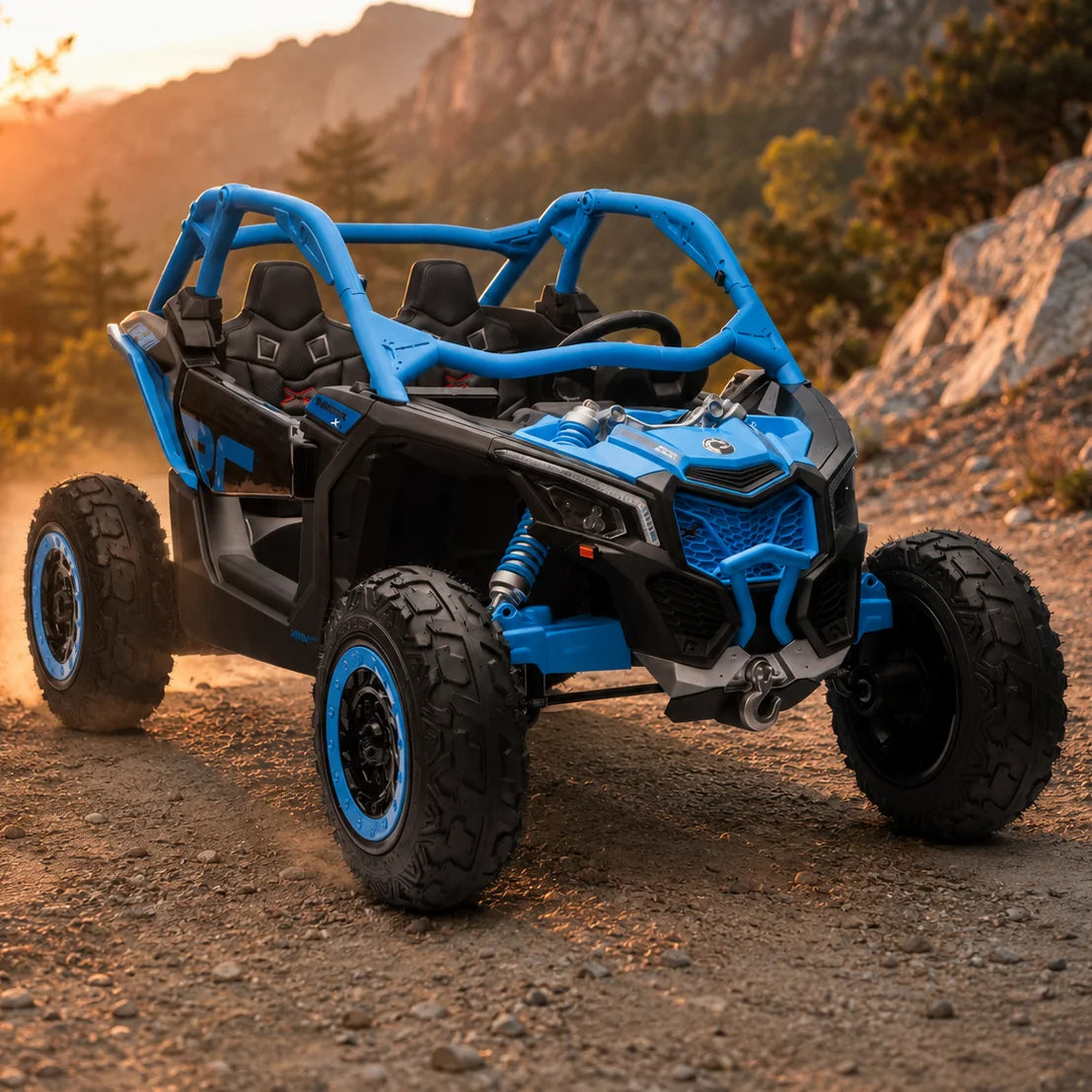 Auto na akumulator Maverick CAN-AM Turbo RS STRONG AIR - niebieski