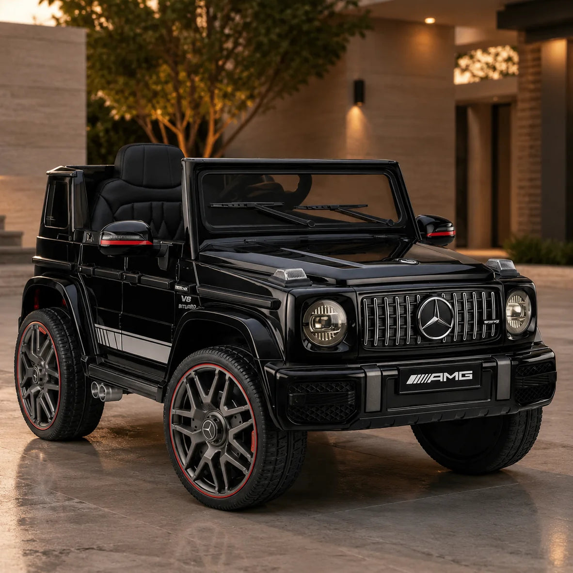 Auto na akumulator Mercedes AMG G63 - czarny lakierowany