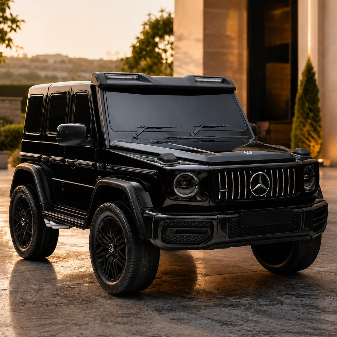 Auto na akumulator Mercedes AMG G63 XXL 24V - czarny lakierowany