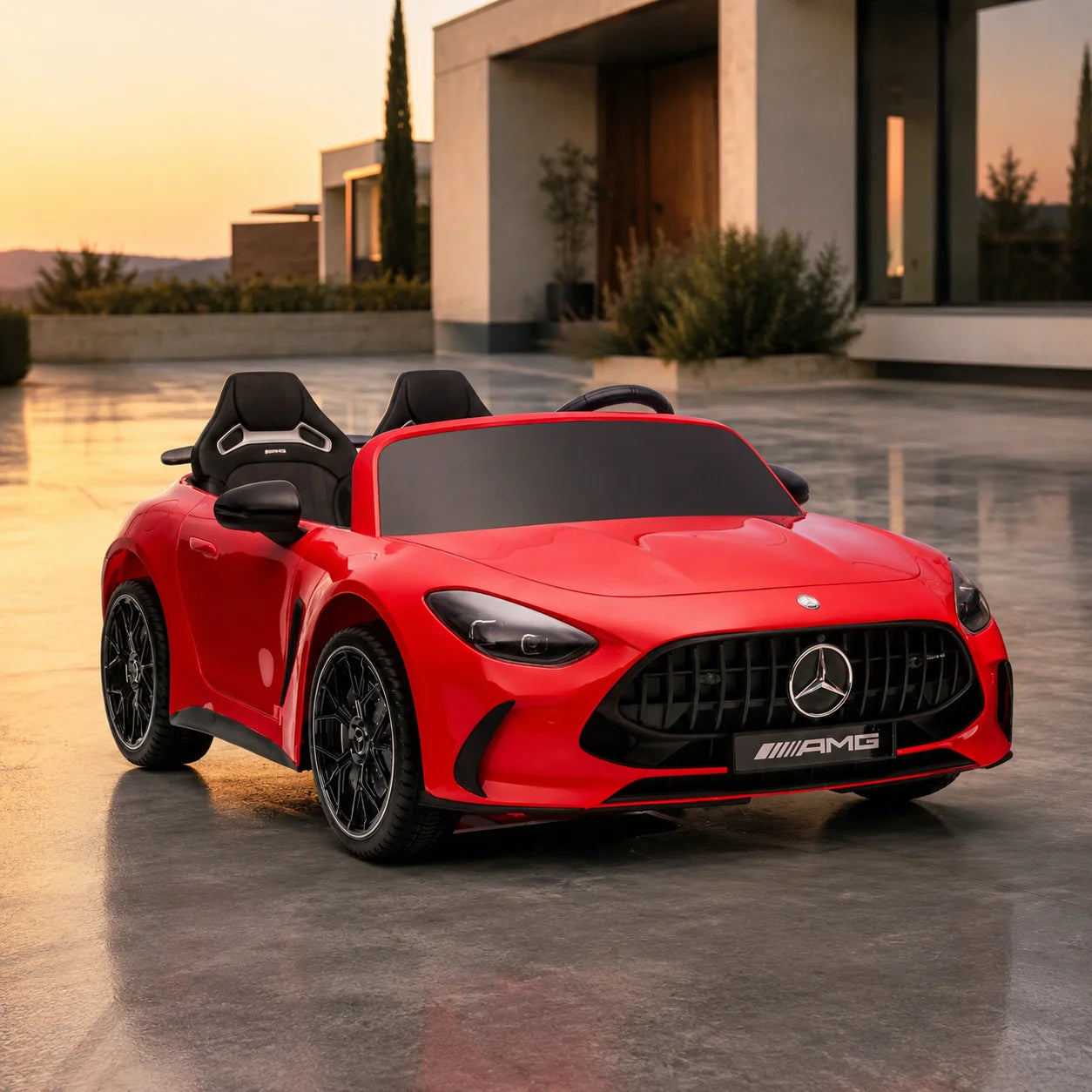 Auto na akumulator Mercedes GT63 AMG - czerwony