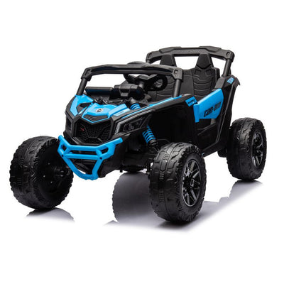 Auto na akumulator Buggy CAN-AM 4x4 z ekranem LCD - niebieski