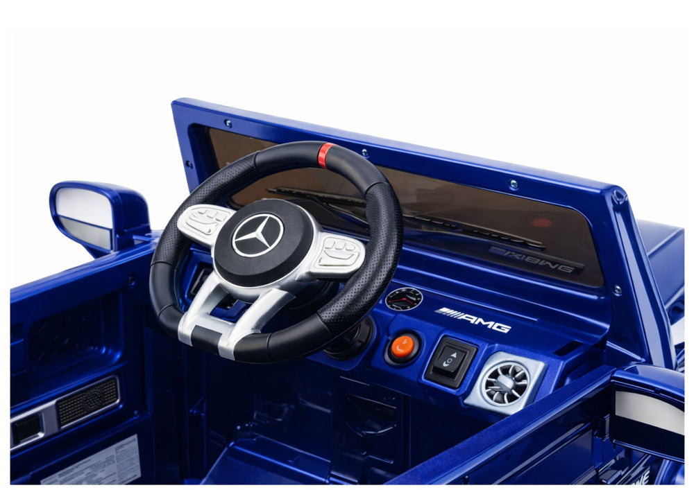 Auto na akumulator Mercedes AMG G63 - niebieski lakierowany
