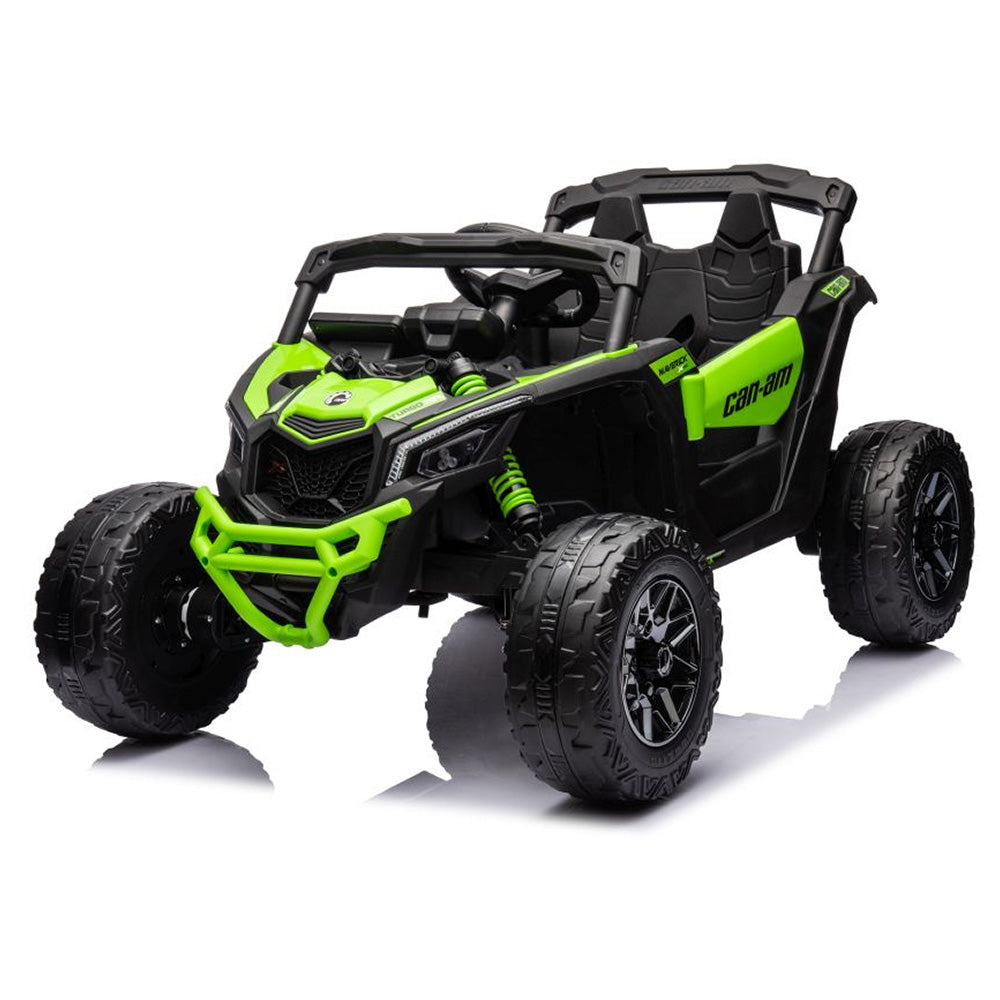 Auto na akumulator Buggy CAN-AM 4x4 z ekranem LCD - zielony