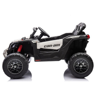 Auto na akumulator Buggy CAN-AM 4x4 z ekranem LCD - biały