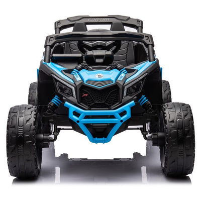 Auto na akumulator Buggy CAN-AM 4x4 z ekranem LCD - niebieski