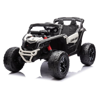 Auto na akumulator Buggy CAN-AM 4x4 z ekranem LCD - biały