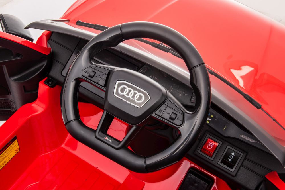 Auto na akumulator Audi RS6 - czerwony