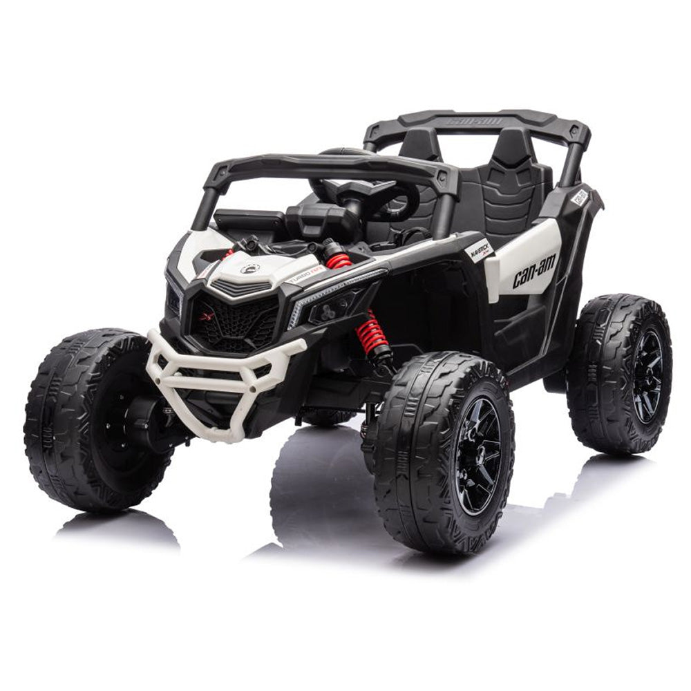 Auto na akumulator Buggy CAN-AM 4x4 z ekranem LCD - biały