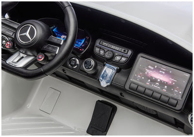 Auto na akumulator Mercedes GT63 AMG - biały