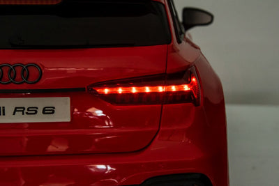 Auto na akumulator Audi RS6 - czerwony