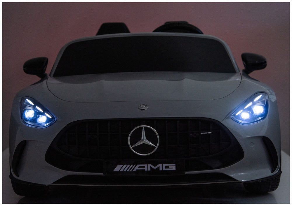 Auto na akumulator Mercedes GT63 AMG - jasnoszary lakierowany