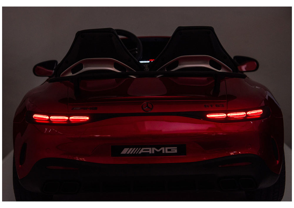 Auto na akumulator Mercedes GT63 AMG - czerwony lakierowany