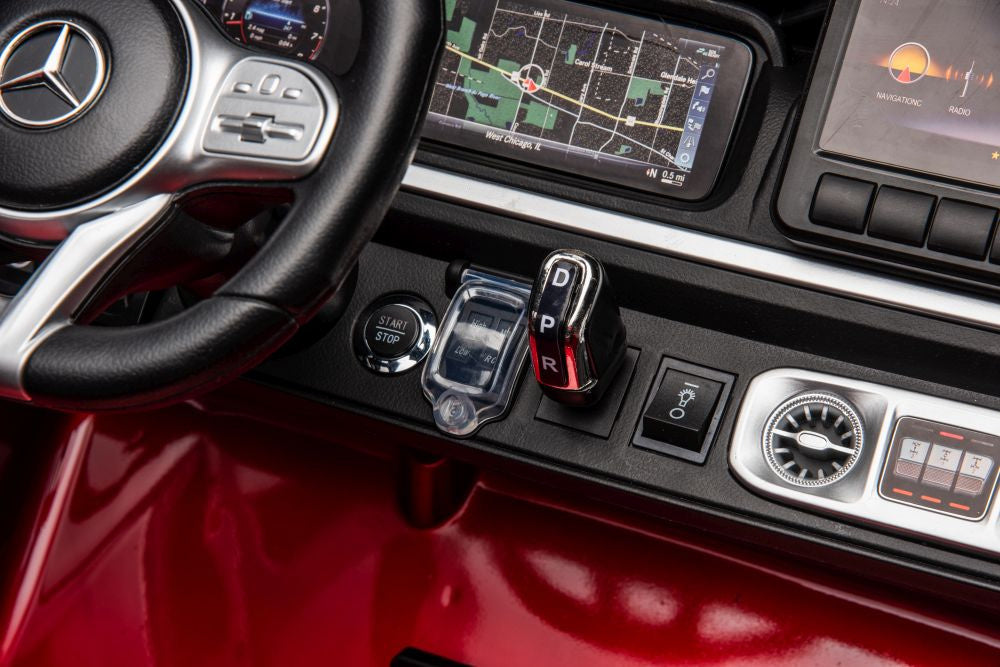 Auto na akumulator Mercedes AMG G63 XXL 24V - czerwony lakierowany