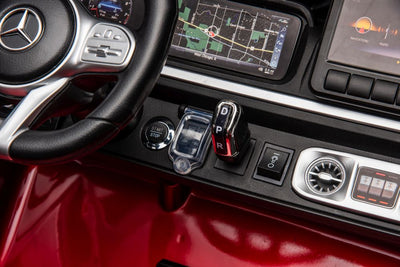 Auto na akumulator Mercedes AMG G63 XXL 24V - czerwony lakierowany