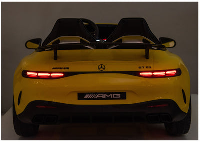 Auto na akumulator Mercedes GT63 AMG - żółty