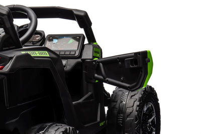 Auto na akumulator Buggy CAN-AM 4x4 z ekranem LCD - zielony