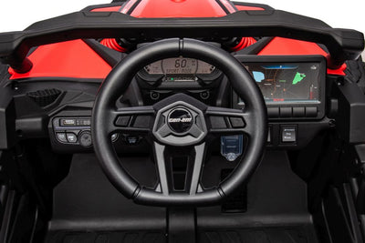 Auto na akumulator Buggy CAN-AM 4x4 z ekranem LCD - czerwony