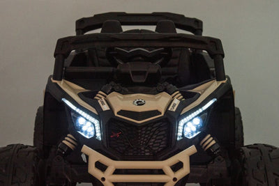 Auto na akumulator Buggy CAN-AM 4x4 z ekranem LCD - khaki