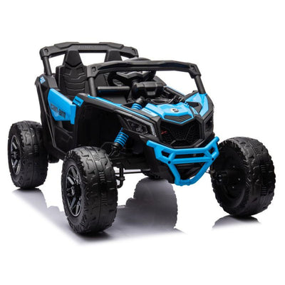Auto na akumulator Buggy CAN-AM 4x4 z ekranem LCD - niebieski