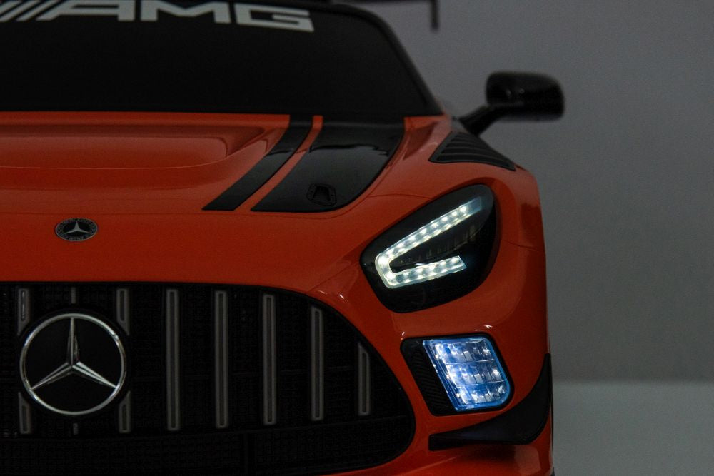 Auto na akumulator Mercedes AMG GT3 - pomarańczowy