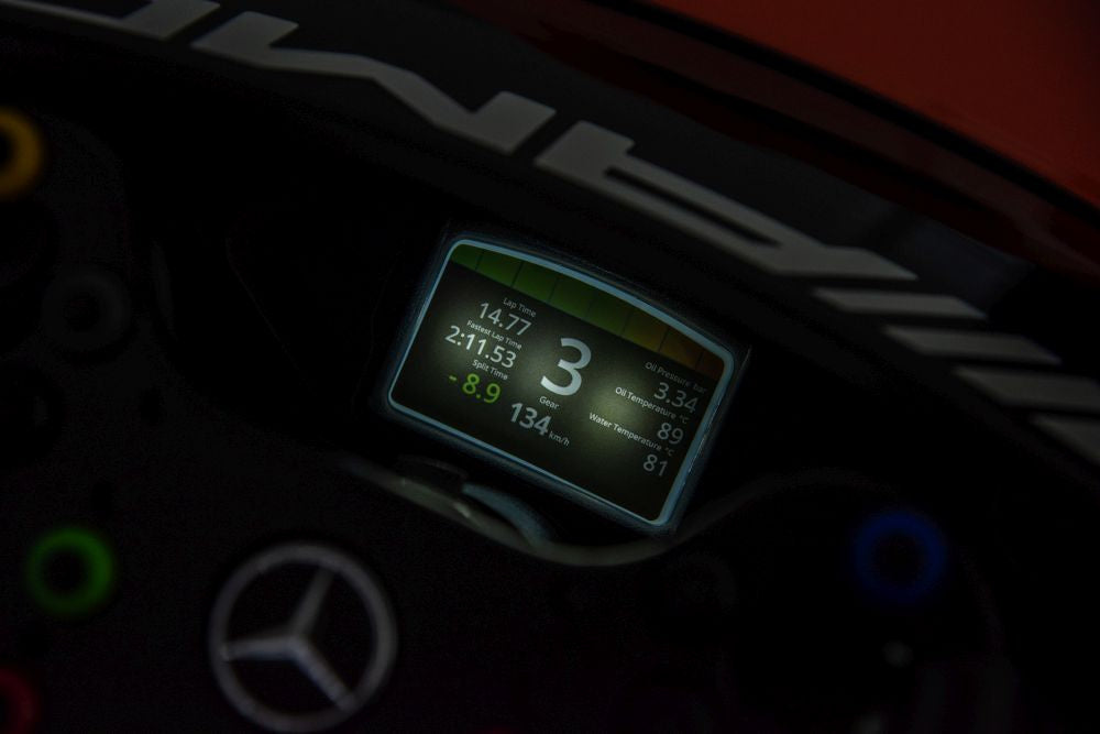 Auto na akumulator Mercedes AMG GT3 - pomarańczowy