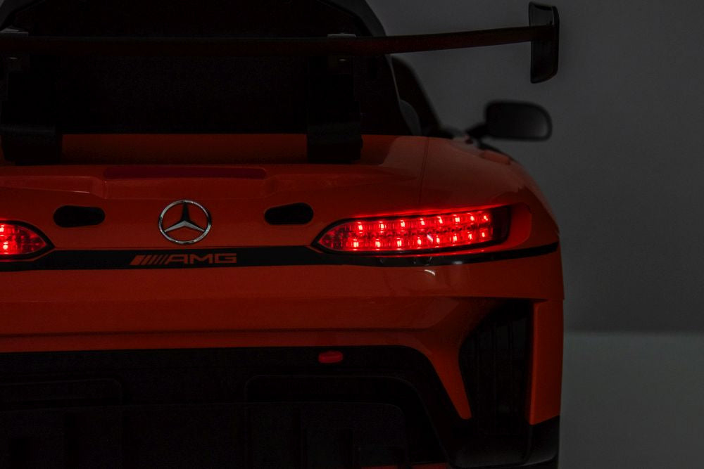 Auto na akumulator Mercedes AMG GT3 - pomarańczowy