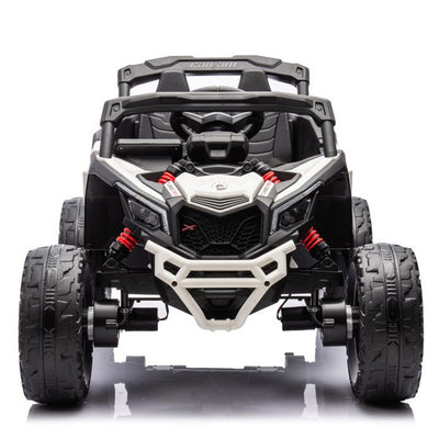 Auto na akumulator Buggy CAN-AM 4x4 z ekranem LCD - biały