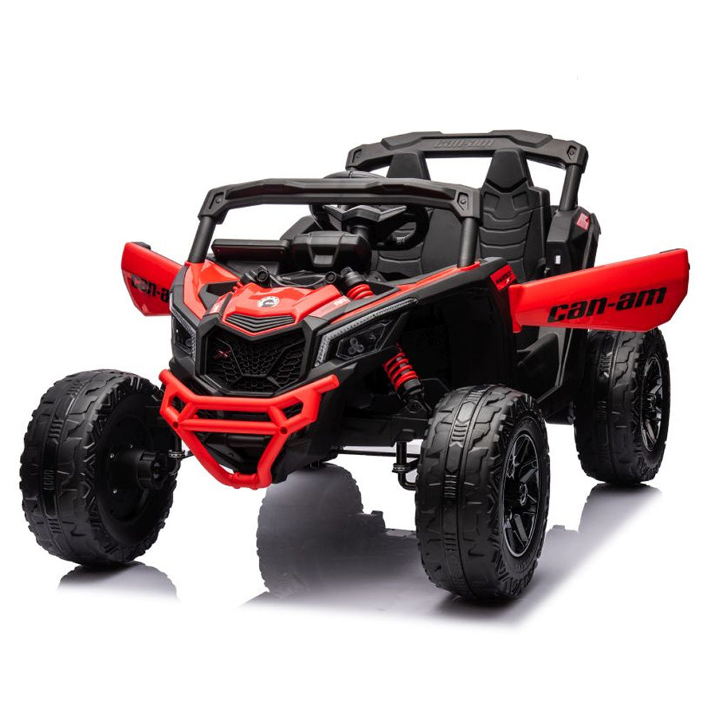 Auto na akumulator Buggy CAN-AM 4x4 z ekranem LCD - czerwony