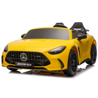 Auto na akumulator Mercedes GT63 AMG - żółty