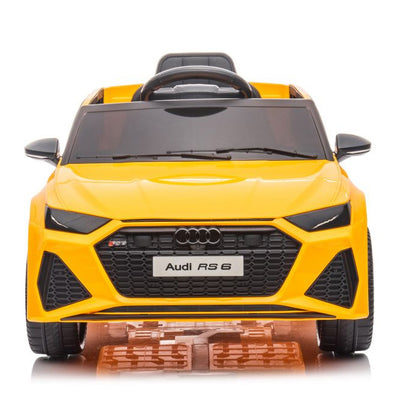 Auto na akumulator Audi RS6 - żółty